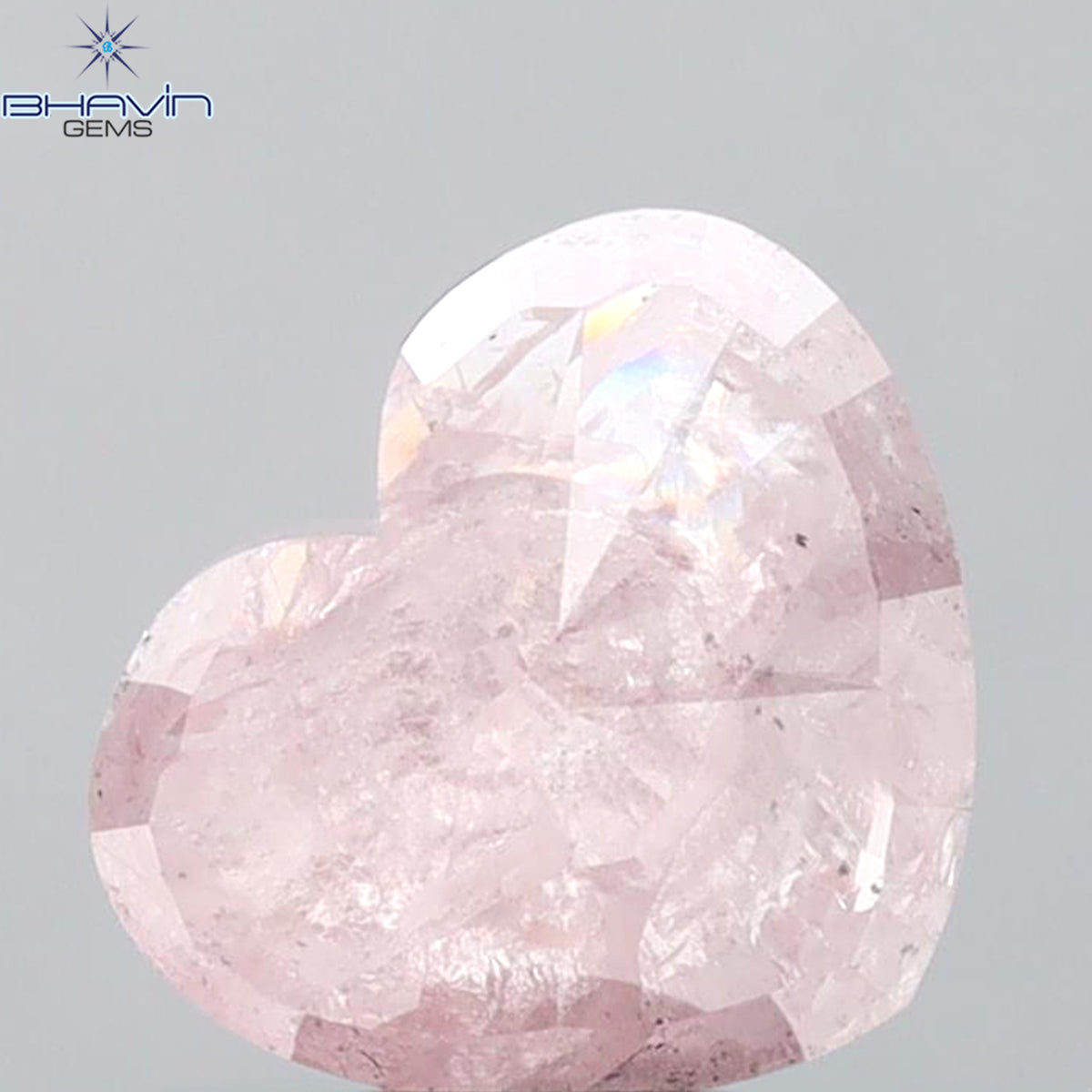 0.05 CT クッションシェイプ 天然ダイヤモンド ピンク色 I1 クラリティ (2.11 MM)