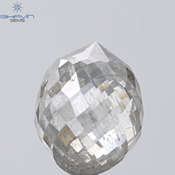 1.41 CT Briolette Shape Natural Diamond White Color I2 Clarity