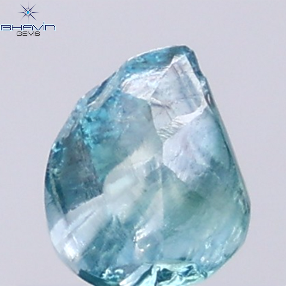 0.49 CT ラフシェイプ ナチュラル ダイヤモンド ピンク色 I3 クラリティ (4.90 MM)