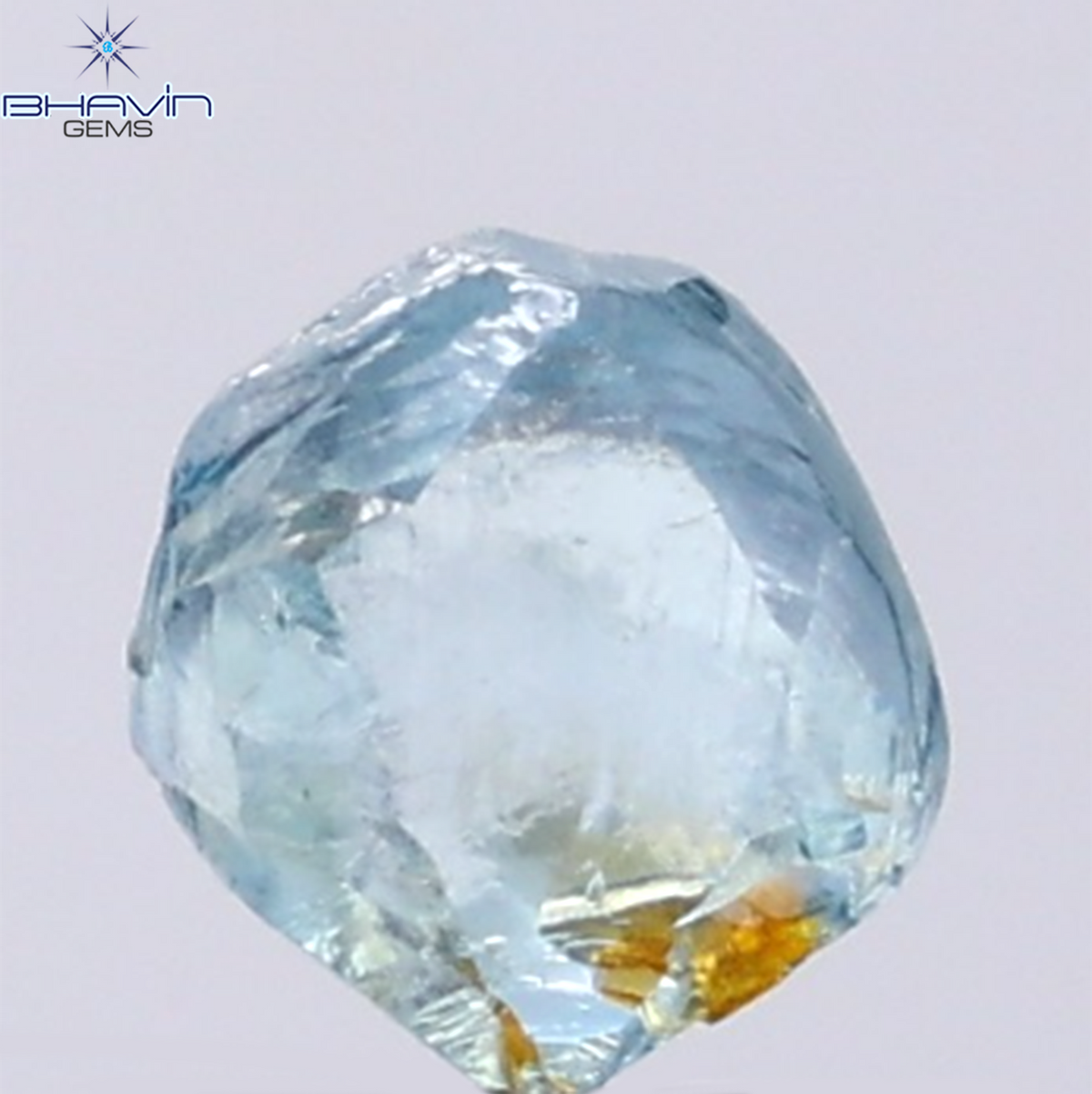 0.49 CT ラフシェイプ ナチュラル ダイヤモンド ピンク色 I3 クラリティ (4.90 MM)