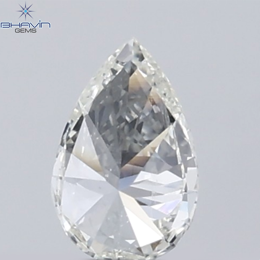 0.13 CT Pear Shape White Diamond VVS1 Clarity (4.18 MM)