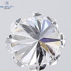 0.18 CT ラウンド ローズ カット シェイプ 天然ダイヤモンド ピンク色 I2 クラリティ (3.86 MM)