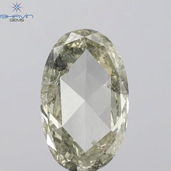 2.17 CT Oval Shape Natural Diamond White Color I1 Clarity (12.12 MM)