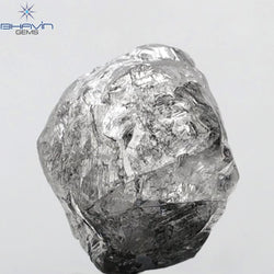 10.07 CT Rough Shape Natural Diamond Salt And Pepper Color I3 Clarity