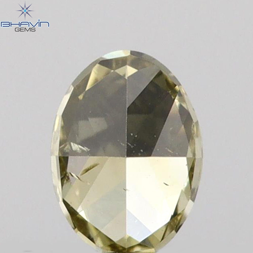 0.11 CT Oval Shape Natural Diamond Green Color VS2 Clarity (3.37 MM)
