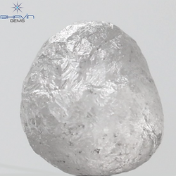 1.21 CT Rough Shape Natural Diamond White Color I3 Clarity (4.94 MM)