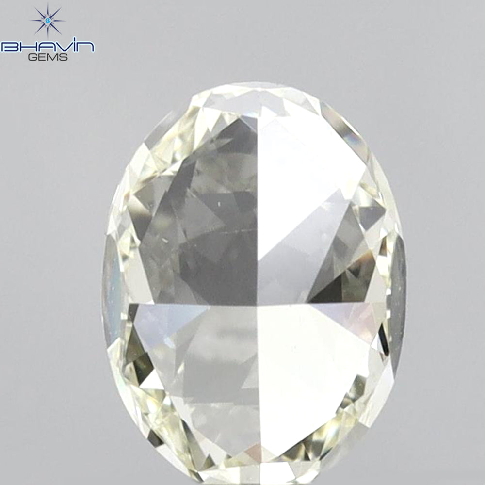 1.00 CT Oval Shape Natural Diamond Yellow Color VS2 Clarity (6.75 MM)