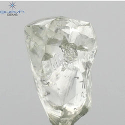 1.85 CT Rough Shape Natural Loose Diamond White (M) Color SI2 Clarity (8.96 MM)