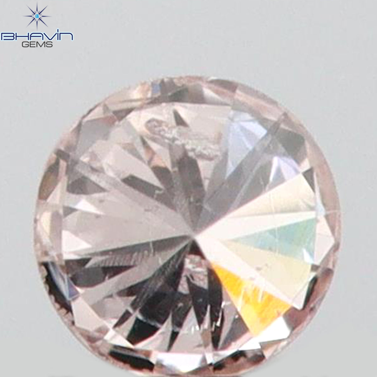 0.03 CT ラウンドシェイプ 天然ダイヤモンド ピンク（アーガイル）カラー SI2 クラリティ（1.97 MM）