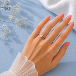 Radiant Cut Bezel Set Solitaire Engagement Ring in Rose Gold