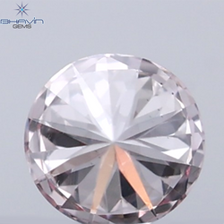 0.07 CT Round Natural Diamond Pink (Argyle) Color VS Clarity