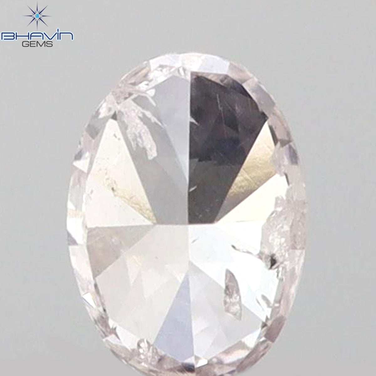 0.12 CT Natural Oval Diamond Pink Color Clarity I1 (3.65 MM)