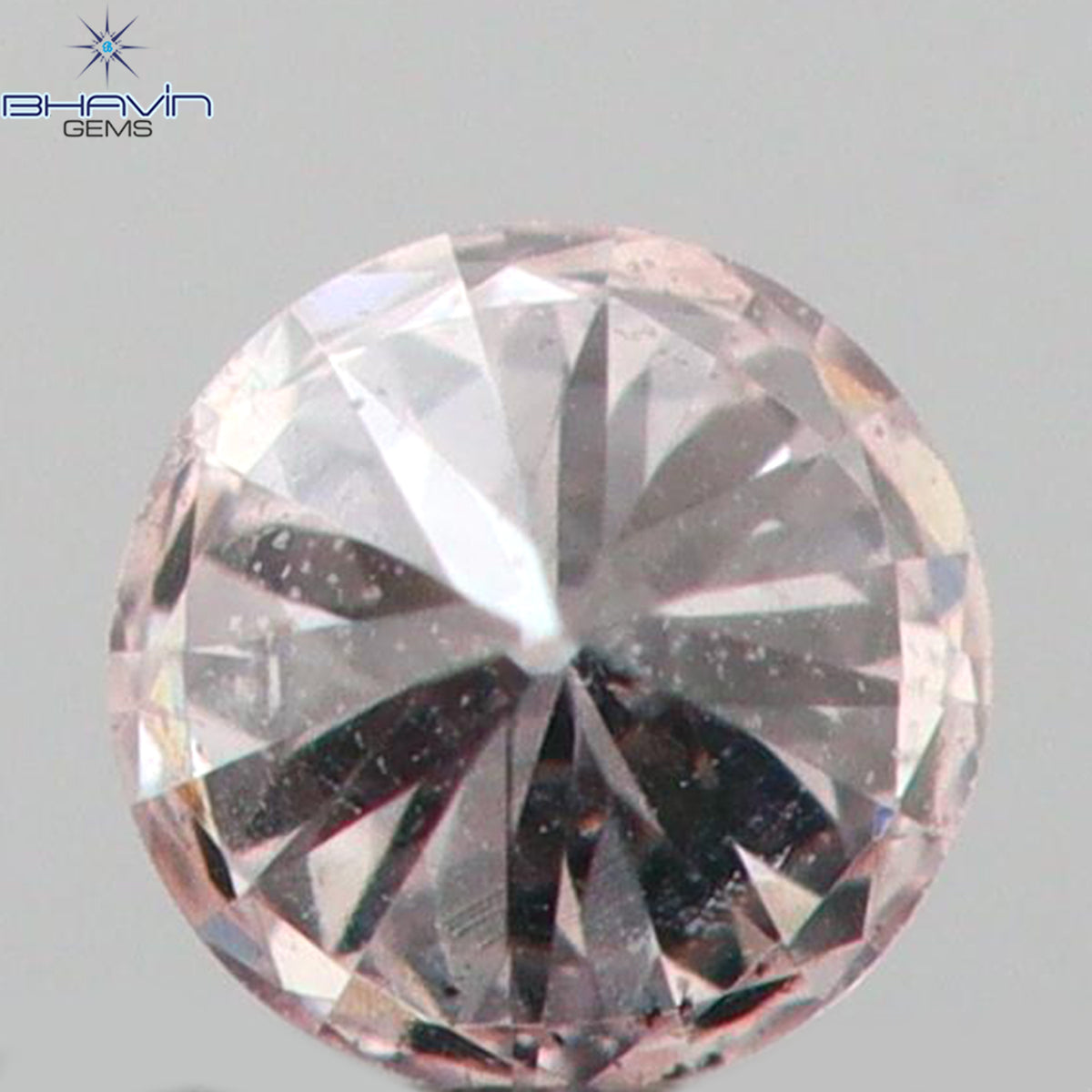 0.03 CT Natural Round Diamond Pink (Argyle) Color Clarity VS2 (1.97 MM)