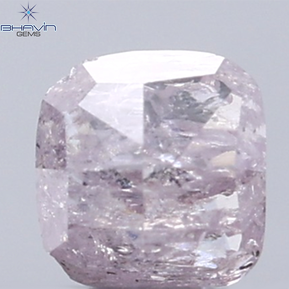 0.27 CT Radiant Diamond Natural Pink Color I3 Clarity (3.31 MM)