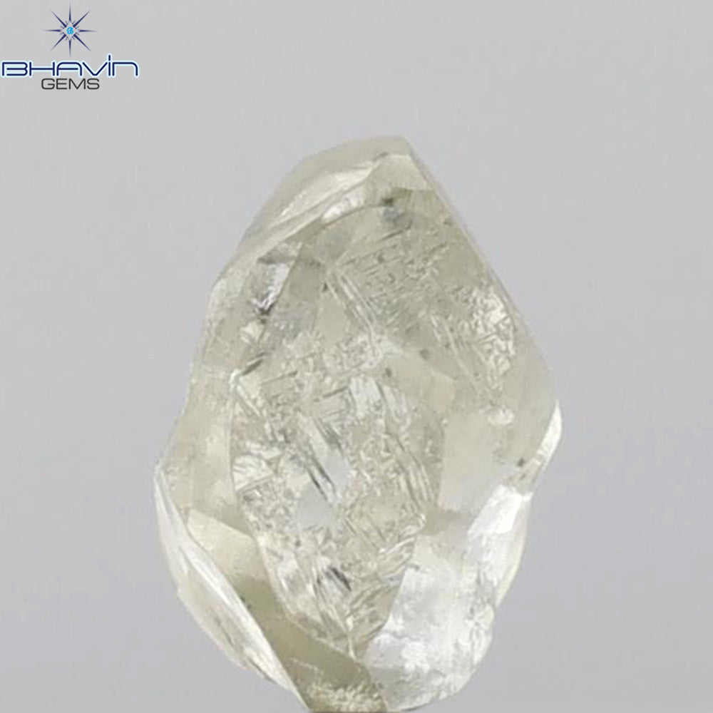 2.24 CT Rough Shape Natural Loose Diamond White (M) Color SI1 Clarity (8.52 MM)