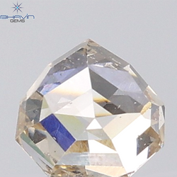 0.92 CT Shield Natural Brown Diamond SI2 Clarity (5.66 MM)