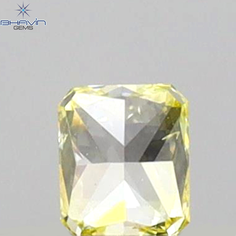0.11 CT Radiant Shape Natural Diamond Yellow Color VS1 Clarity (2.83 MM)