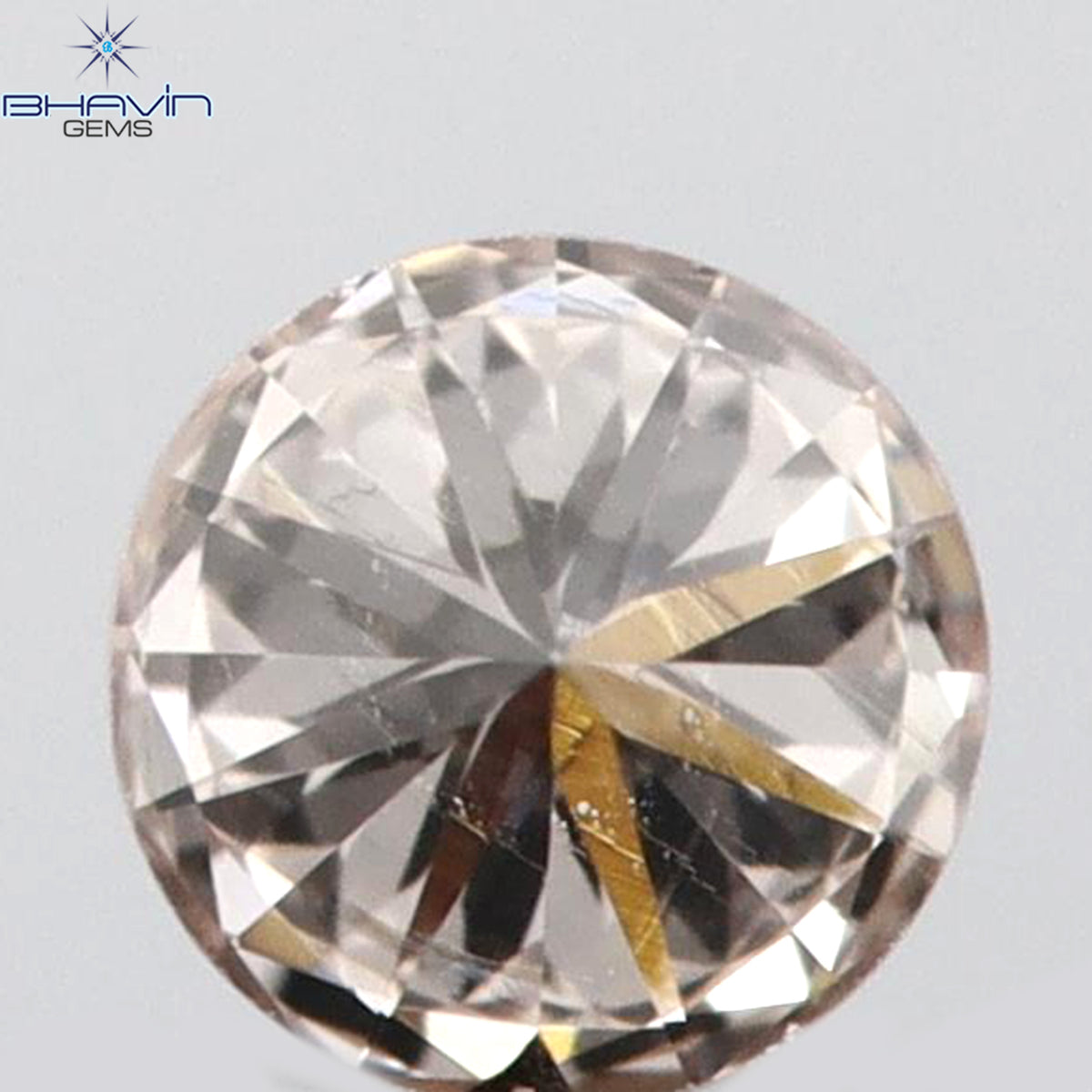 0.05 CT Natural Round Diamond Pink (Argyle) Color VS2 Clarity (1.99 MM)