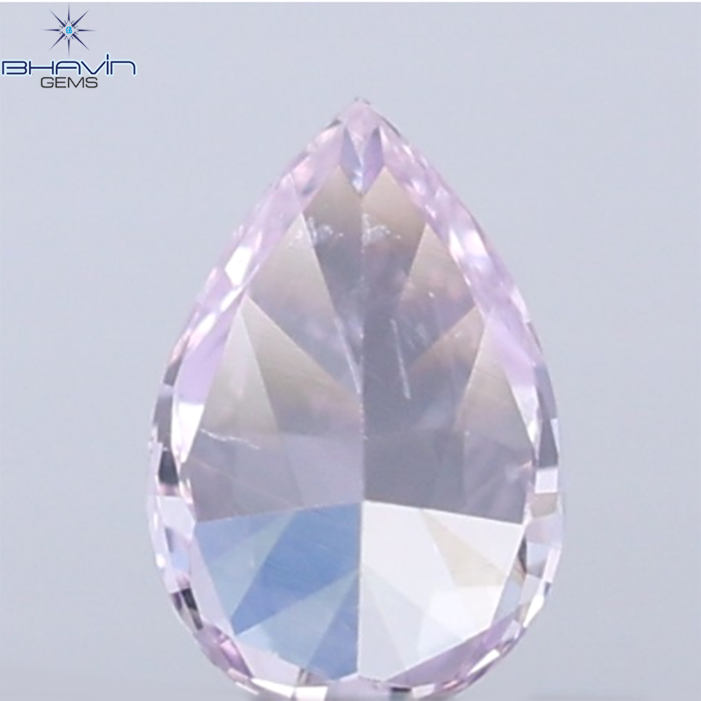 0.05 CT Pear Shape Natural Diamond Pink Color VS1 Clarity (3.10 MM)