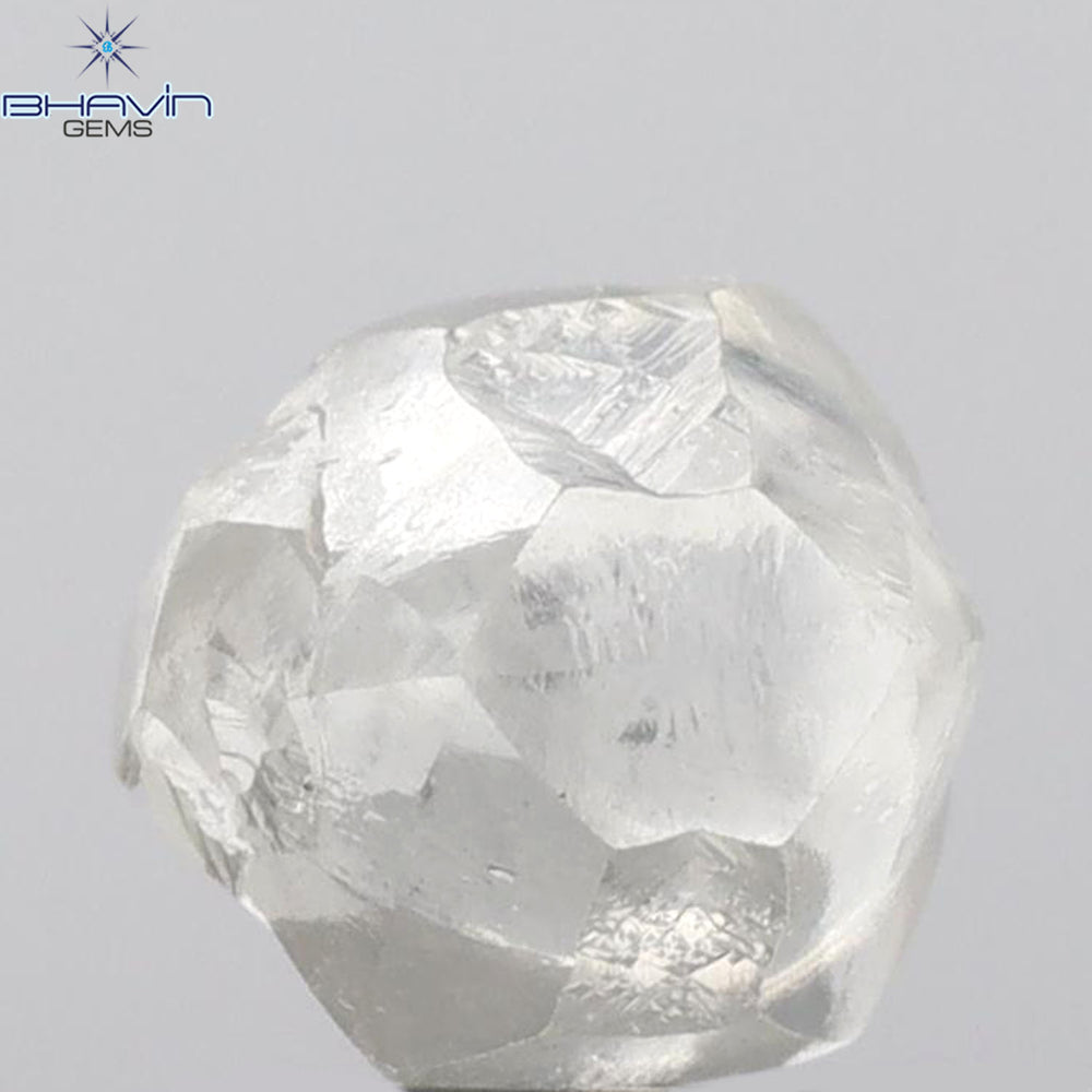 3.43 CT Rough Shape Natural Loose Diamond White (M) Color SI1 Clarity (8.00 MM)