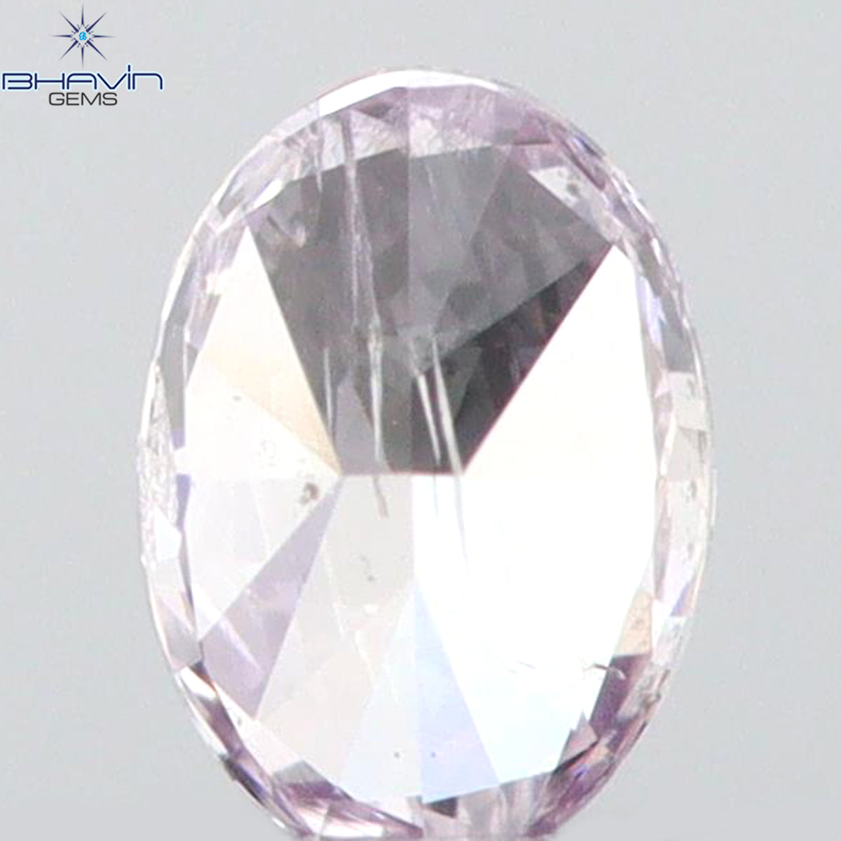 0.09 CT Natural Oval Diamond Pink Color Clarity SI2 (3.38 MM)