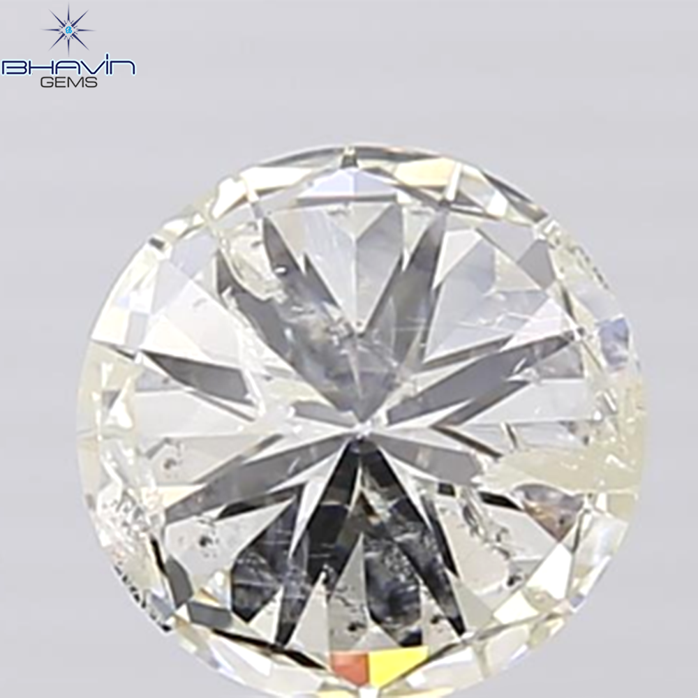 1.12 CT Round Shape Natural Diamond White Color I1 Clarity (6.63 MM)