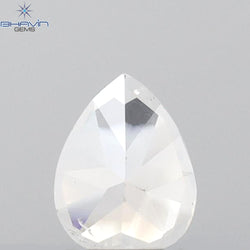 0.34 CT Pear Shape Natural Diamond White Color VS2 Clarity (4.94 MM)