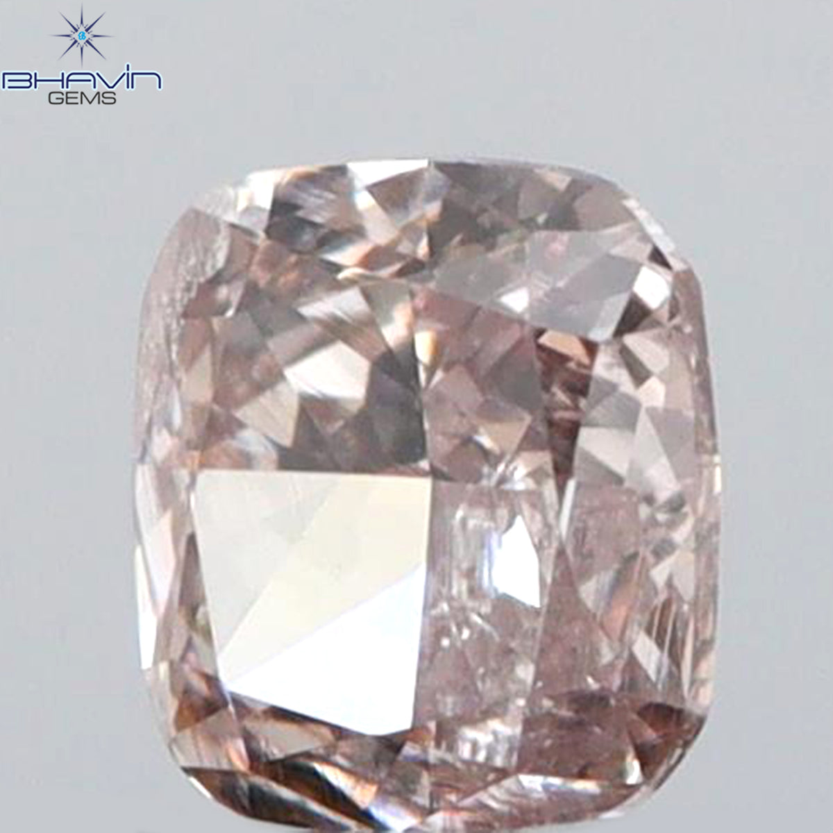 0.05 CT クッションシェイプ 天然ダイヤモンド ピンクカラー VS2 クラリティ (2.28 MM)