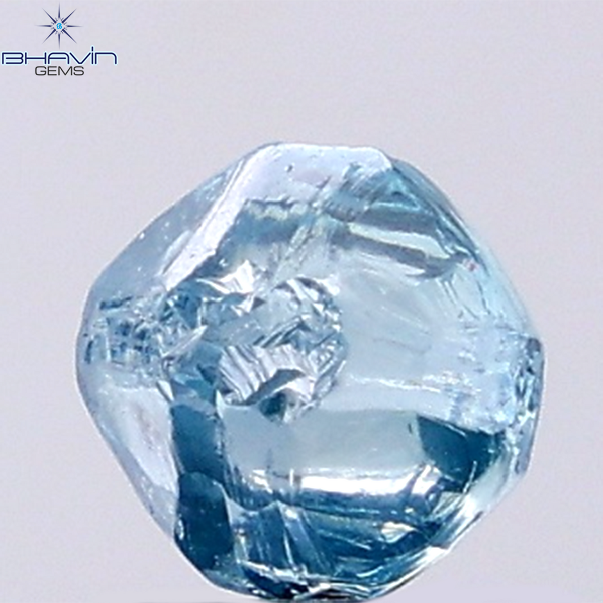 0.49 CT ラフシェイプ ナチュラル ダイヤモンド ピンク色 I3 クラリティ (4.90 MM)