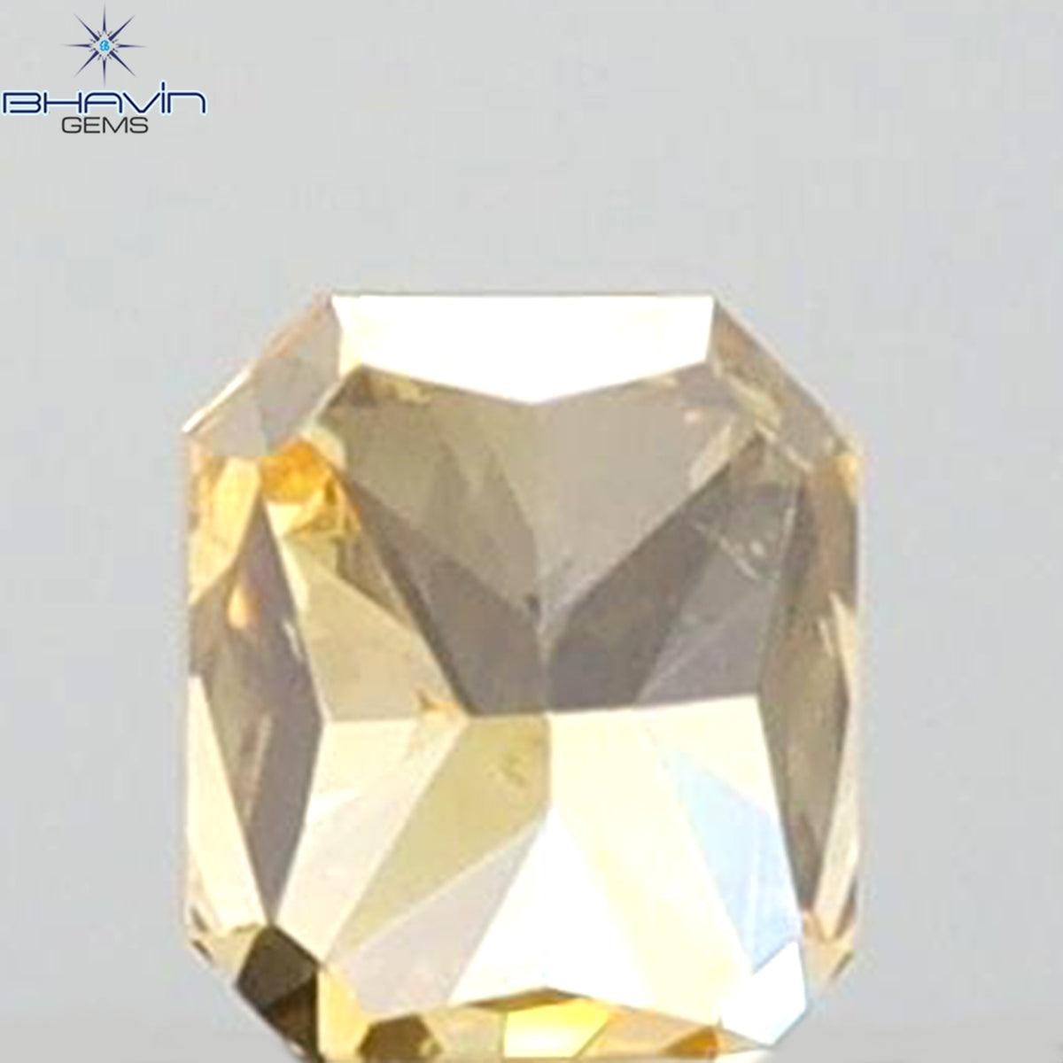 0.11 CT Natural Radiant Diamond Orange Color Clarity VS2 (2.76 MM)