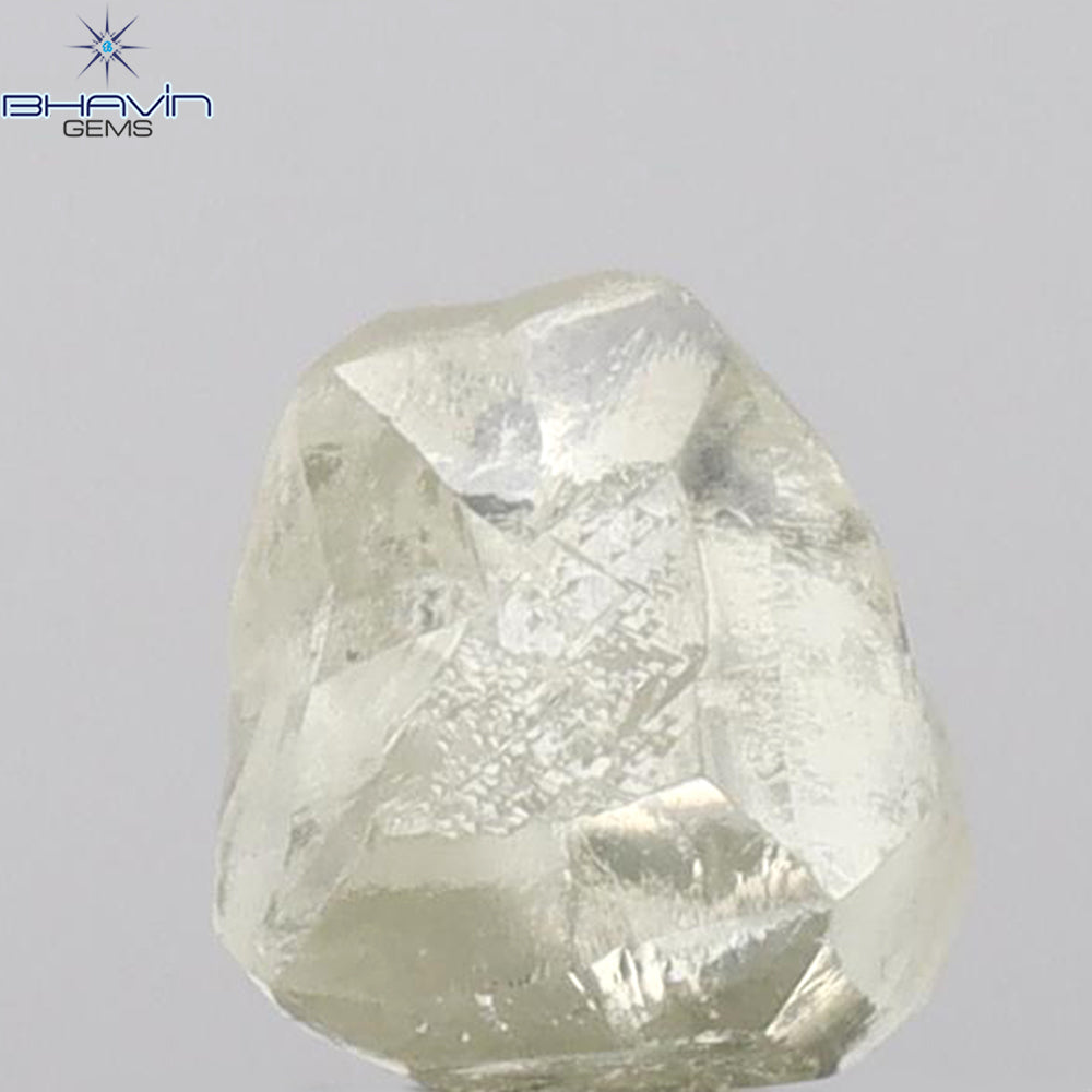 2.23 CT Rough Shape Natural Loose Diamond White (M) Color VS2 Clarity (6.40 MM)