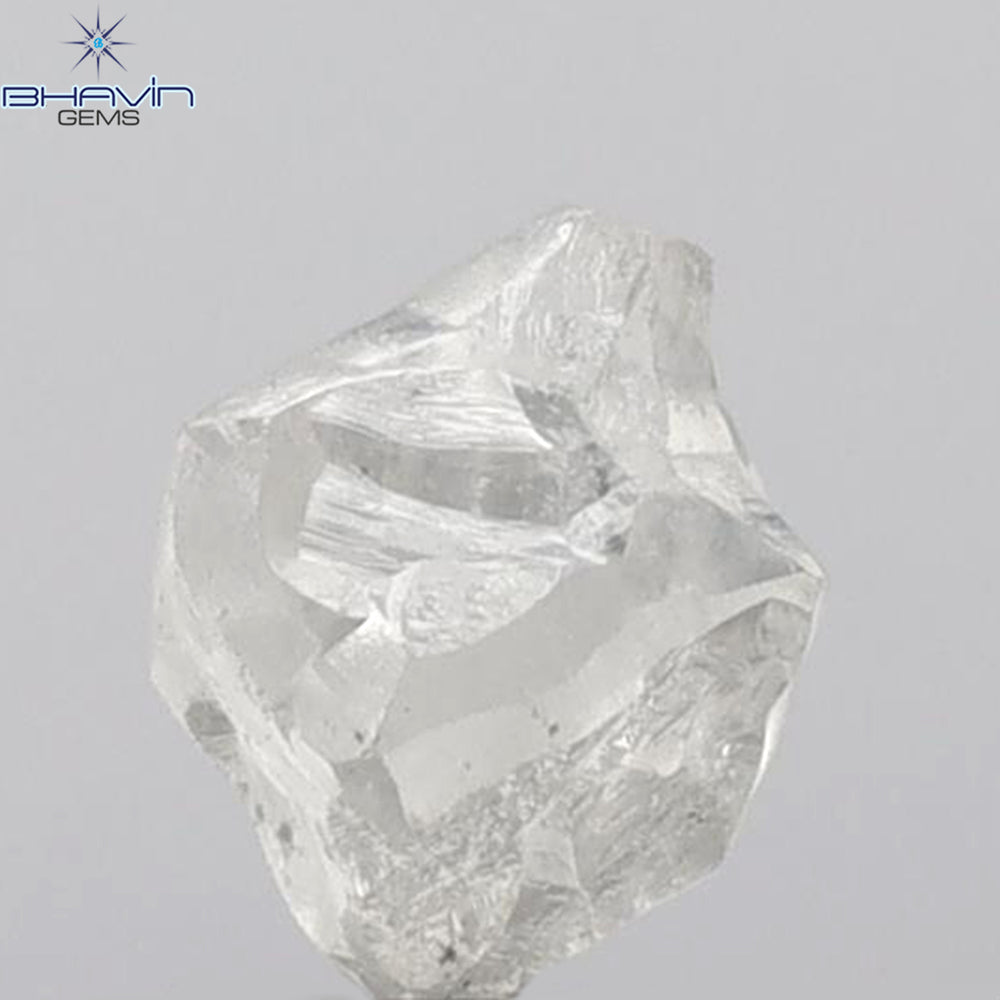 1.87 CT Rough Shape Natural Loose Diamond White (M) Color VS2 Clarity (7.60 MM)