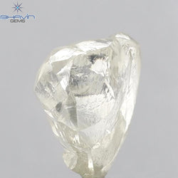 2.01 CT Rough Shape Natural Diamond White Color VS2 Clarity (8.90 MM)