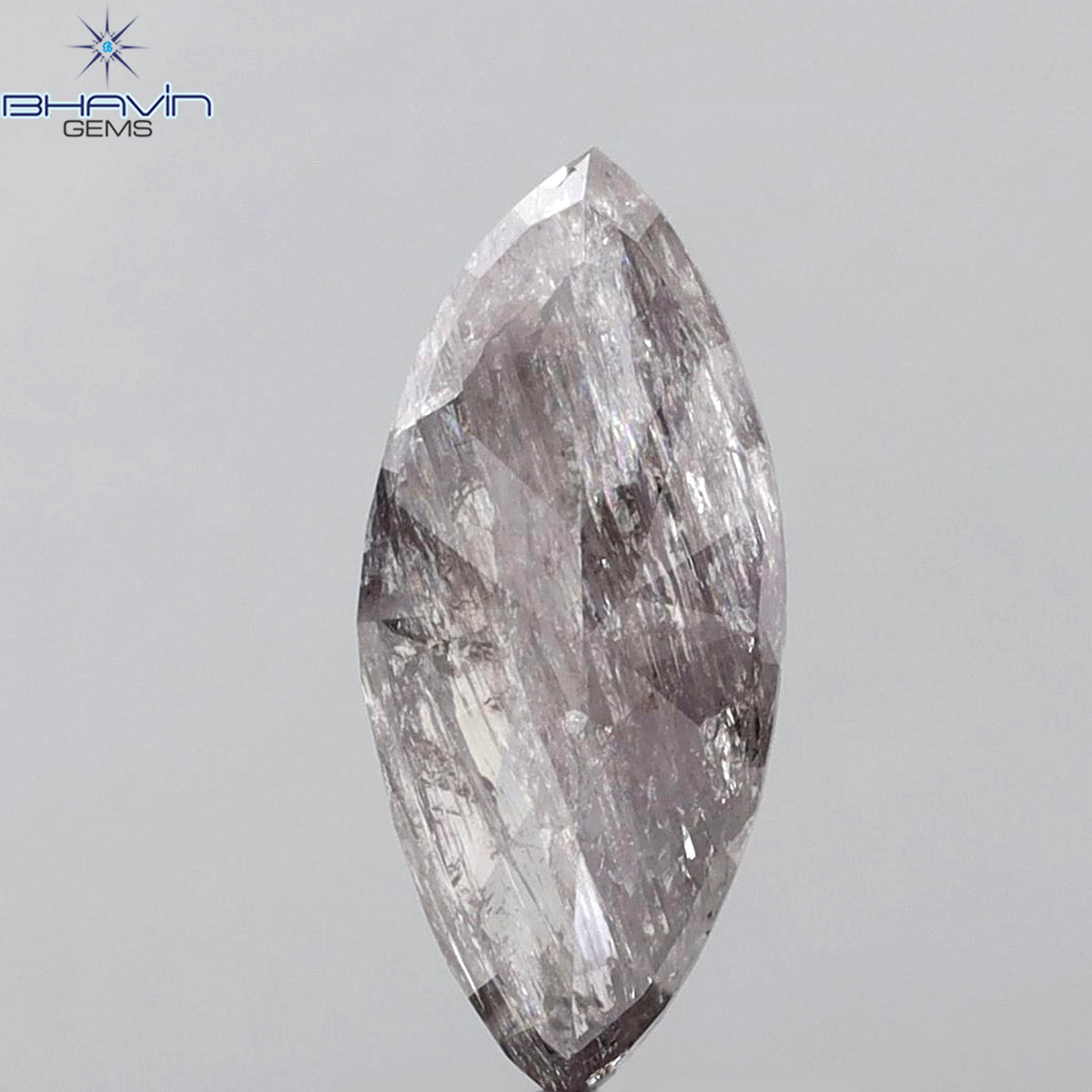 6.51 CT マーキスシェイプ 天然ルースダイヤモンド ピンクカラー I3 クラリティ