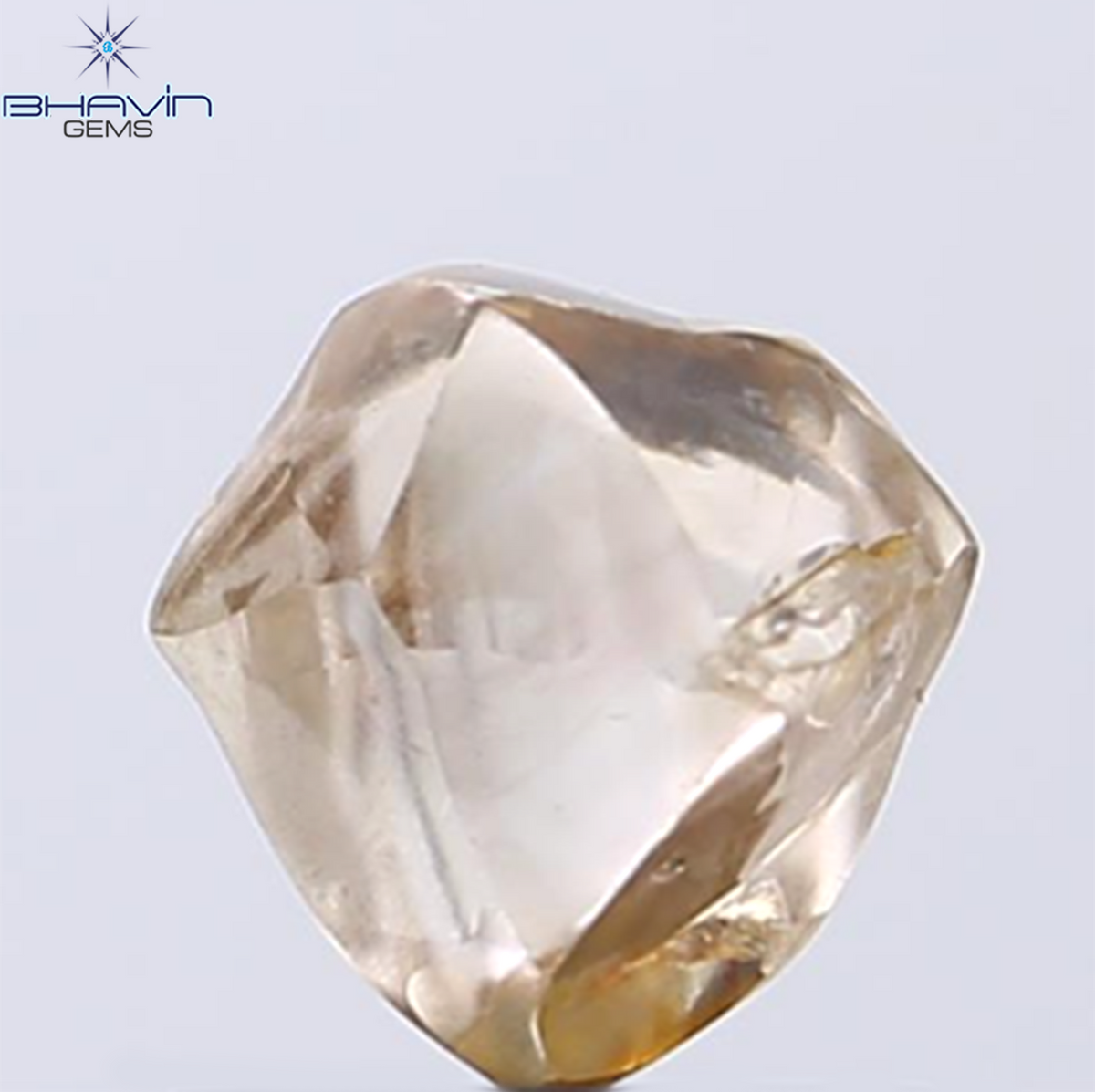 2.12 CT Natural Rough Diamond Brown Color Clarity VS (7.03 MM)