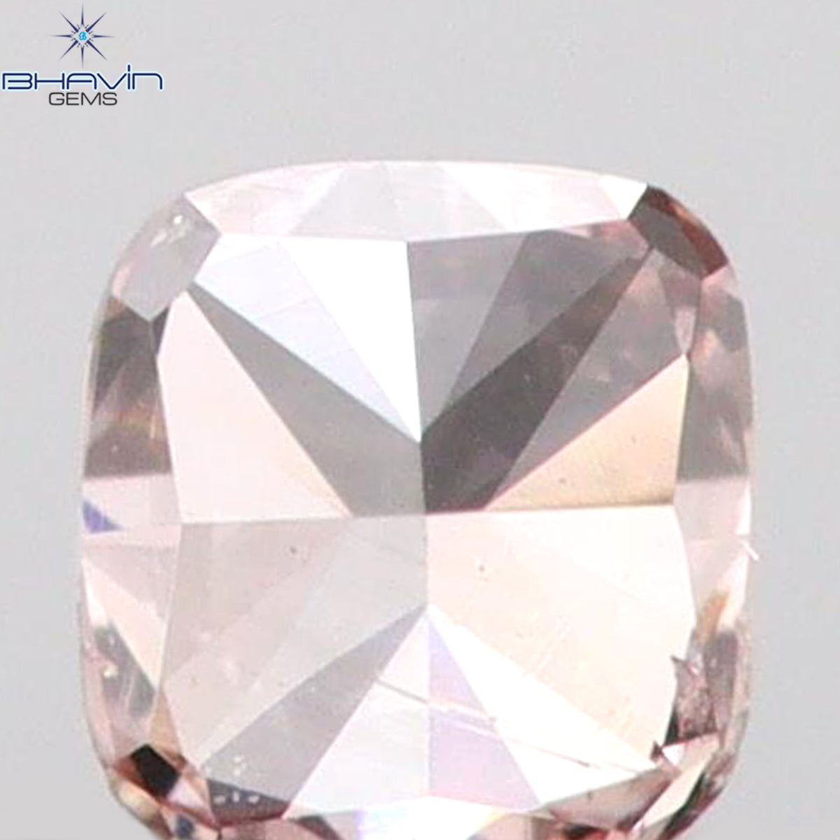 0.07 CT Cushion Shape Natural Diamond Pink Color SI1 Clarity (2.37 MM)