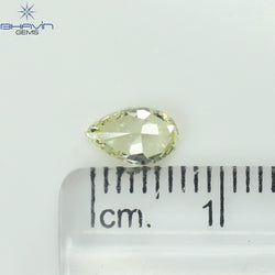 GIA Certified 0.71 CT Pear Diamond Yellow Color Natural Loose Diamond (7.35 MM)