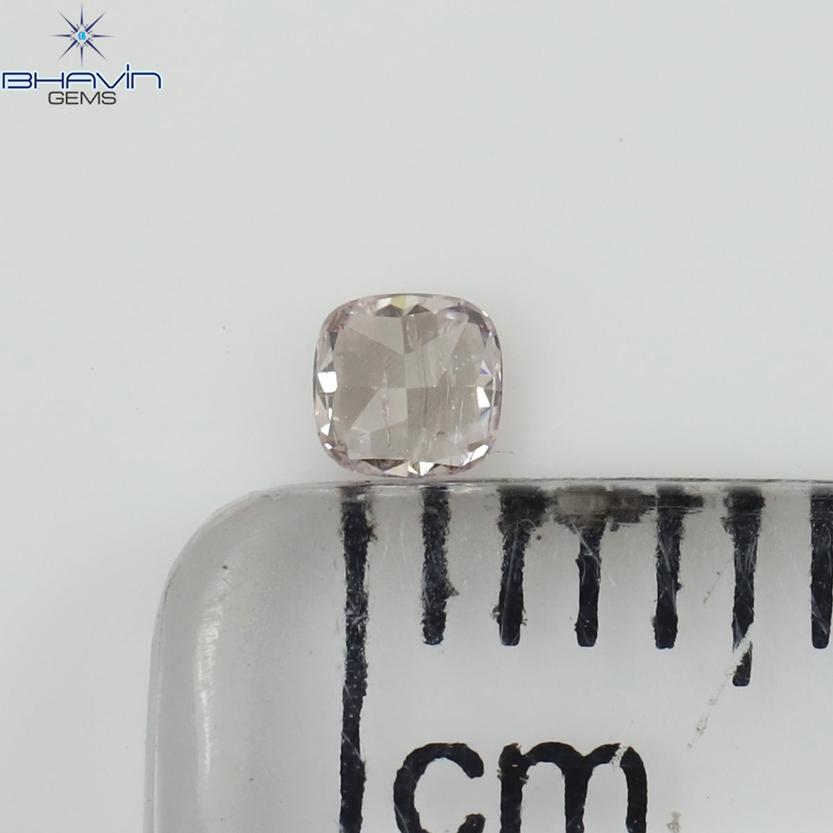 0.05 CT クッションシェイプ 天然ダイヤモンド ピンク色 I1 クラリティ (2.11 MM)