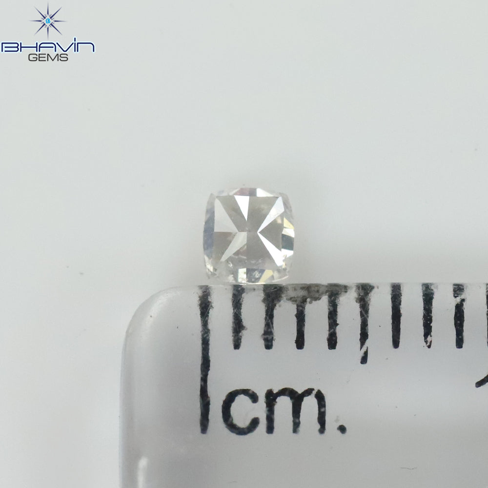 0.07 CT クッション シェイプ 天然ダイヤモンド ピンク色 I1 クラリティ (2.42 MM)