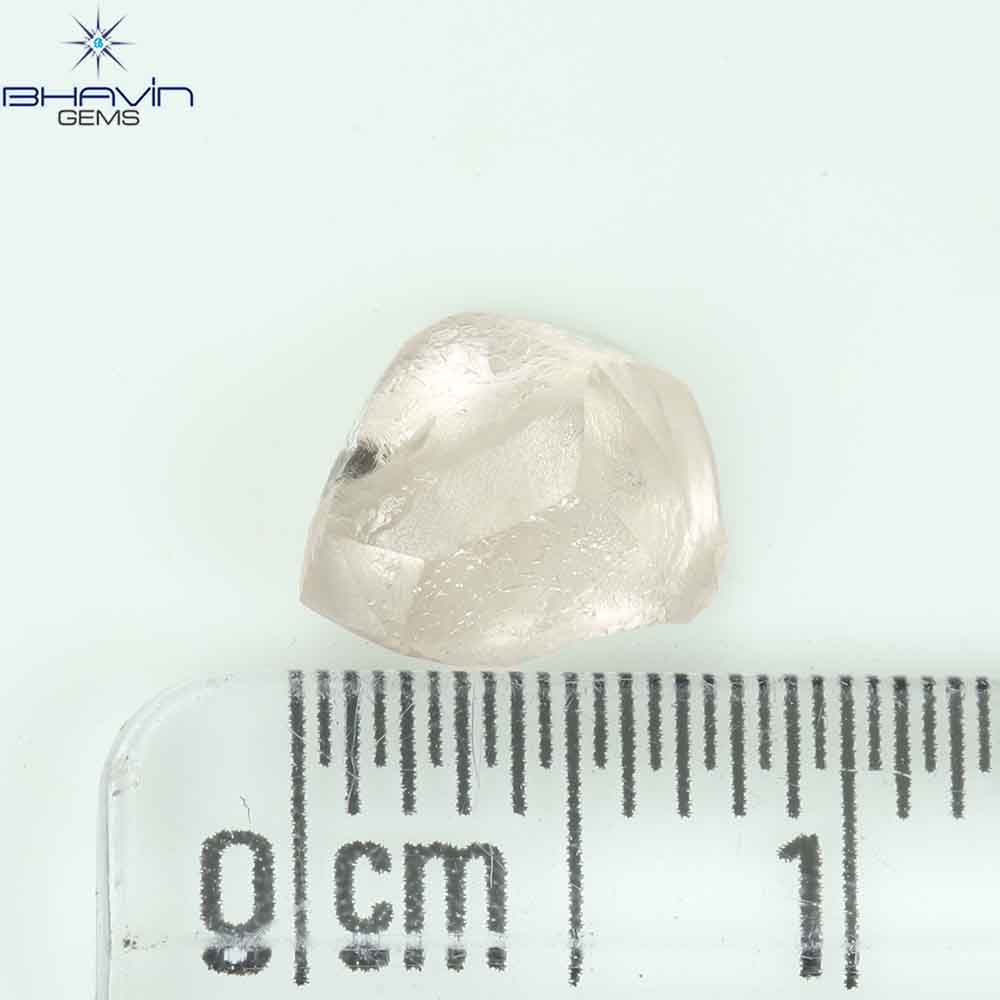 0.90 CT ラフ シェイプ ナチュラル ダイヤモンド ホワイト カラー VS1 クラリティ (5.95 MM)