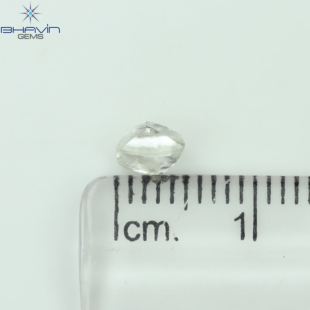 0.50 CT Rough Shape Natural Diamond White Color VS1 Clarity (5.50 MM)
