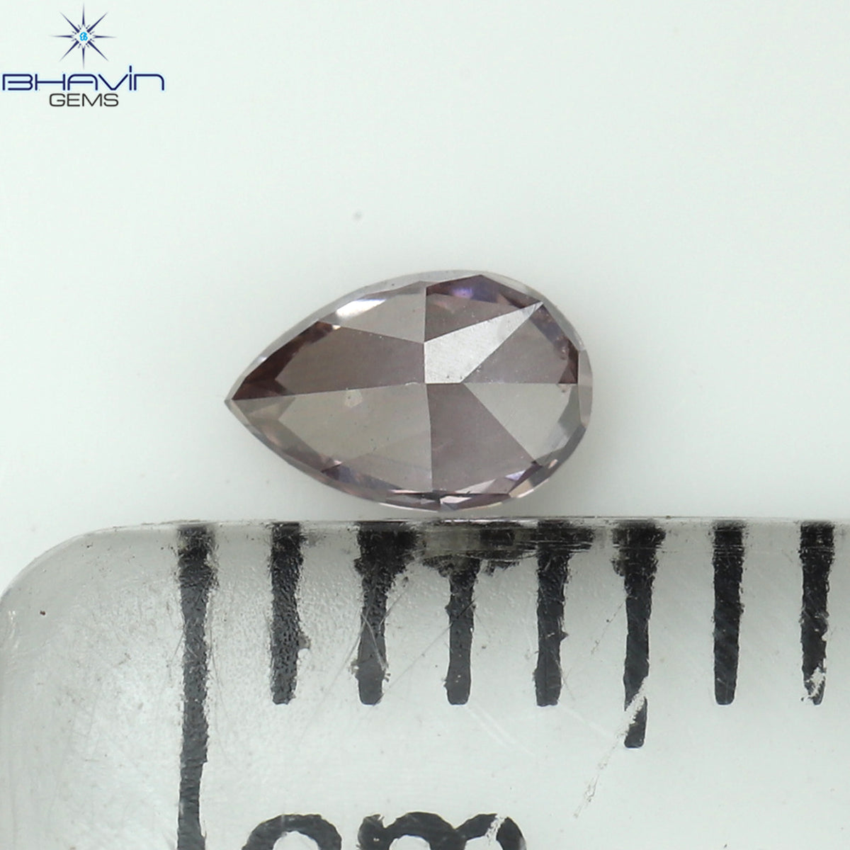 0.15 CT Pear Shape Natural Diamond Pink Color VS1 Clarity (4.19 MM)