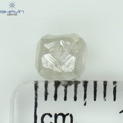 1.40 CT Rough Shape Natural Diamond White Color VS2 Clarity (5.11 MM)