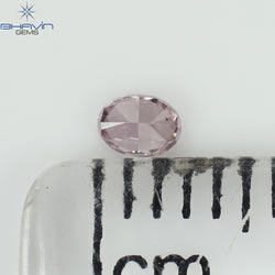0.07 CT Oval Shape Natural Diamond Pink Color SI1 Clarity (2.84 MM)