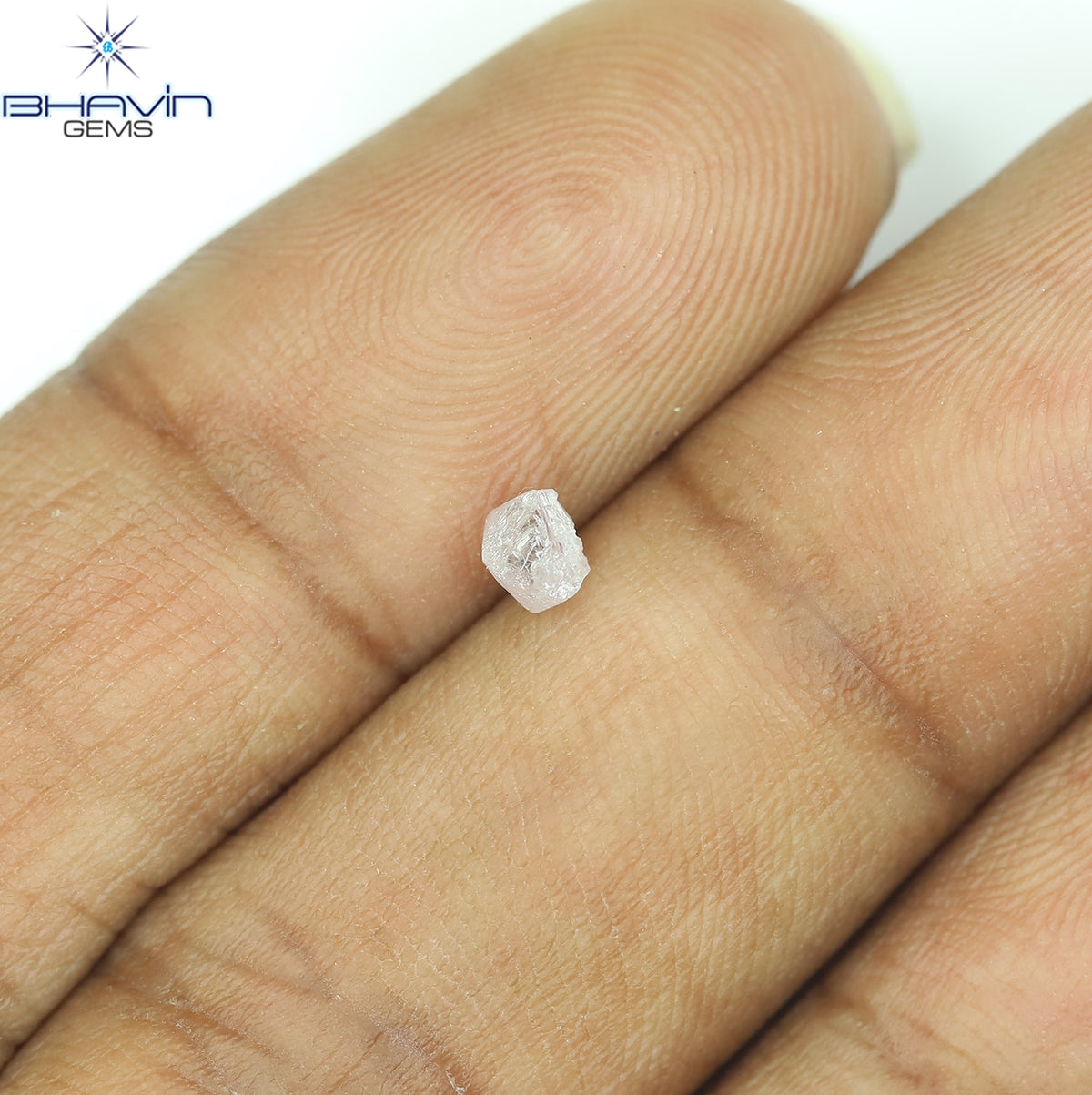 0.24 CT Natural Rough Diamond Pink Color Clarity I1 (3.36 MM)