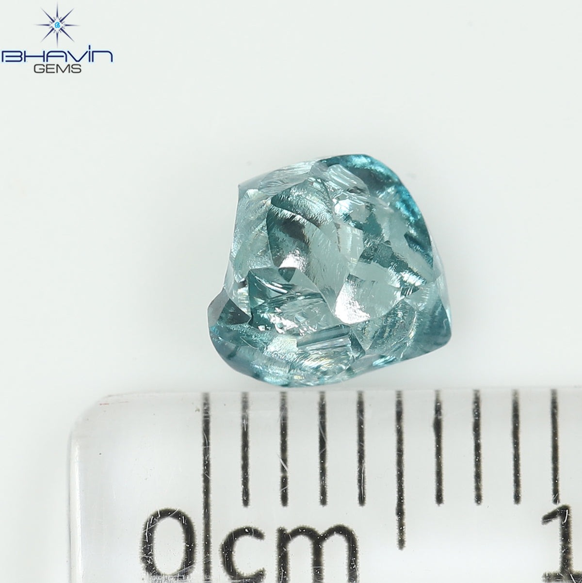 0.49 CT ラフシェイプ ナチュラル ダイヤモンド ピンク色 I3 クラリティ (4.90 MM)