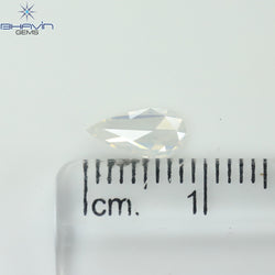 0.52 CT Pear Shape Natural Diamond White Color SI1 Clarity (8.11 MM)