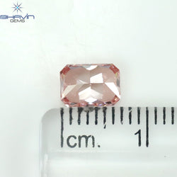 GIA Certified 1.12 CT Radiant Diamond Pink Color Natural Loose Diamond VS1 Clarity (7.04 MM)