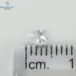 0.17 CT Pear Shape Natural Diamond White Color SI2 Clarity (4.70 MM)