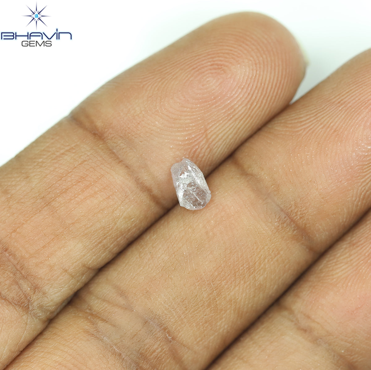 0.30 CT Natural Rough Diamond Pink Color Clarity VS (3.62 MM)